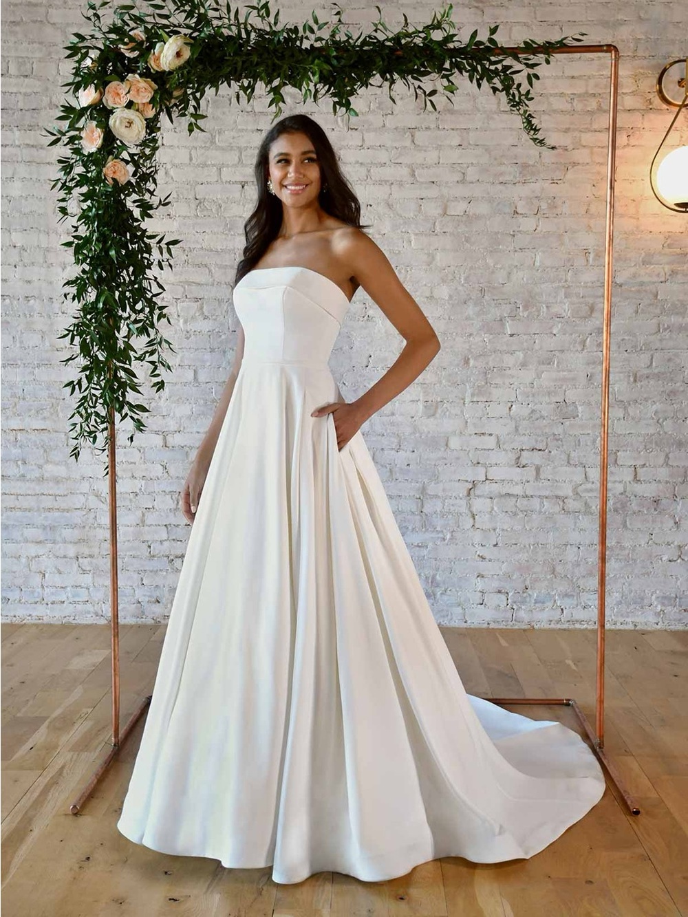 Stella York 7045 Ivory A-Line Wedding Dress
